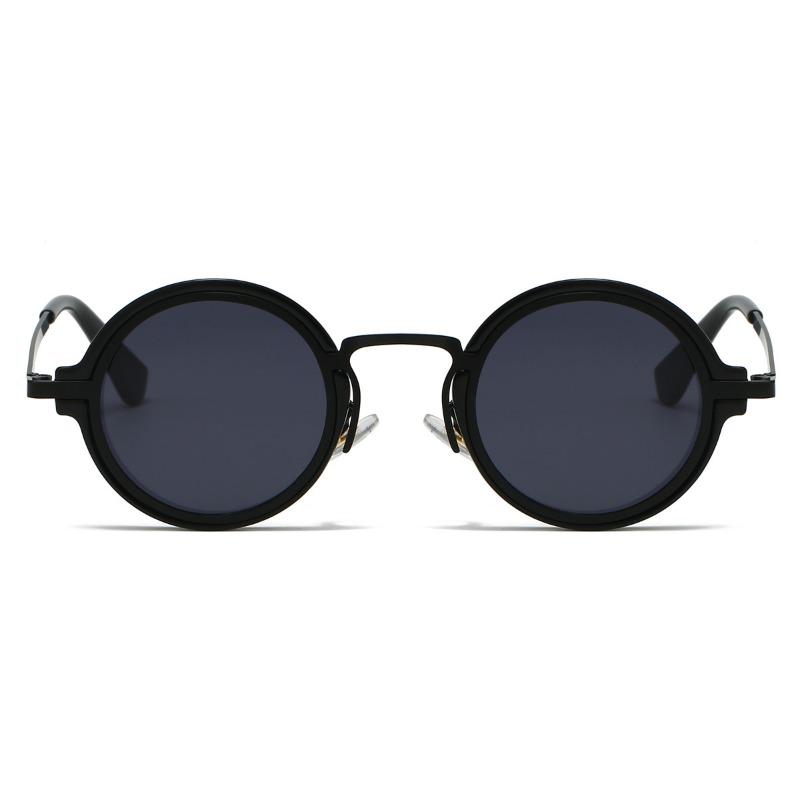 Vintage Small Round Sunglasses UV400 Protection Fashion Metal Frame Classic Luxury Brand Design Trendy Outdoor Shades