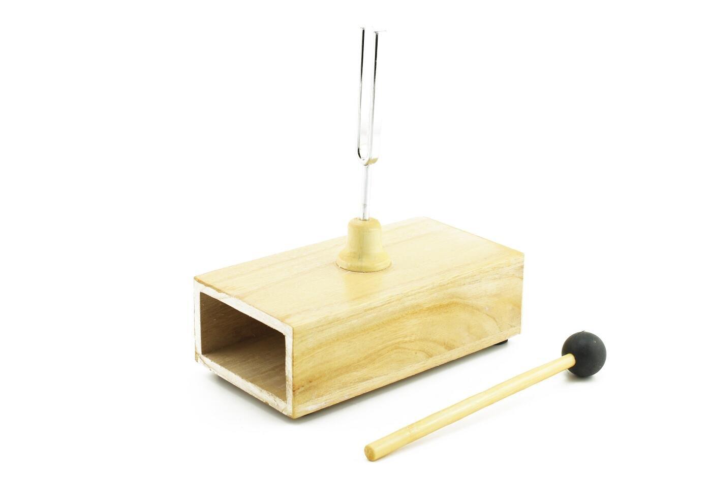 

Камертон A440 Гц стандартной настройки, резонаторный ящик, палочка и набор резиновых молоточков для тихого, величественного и чистого тона