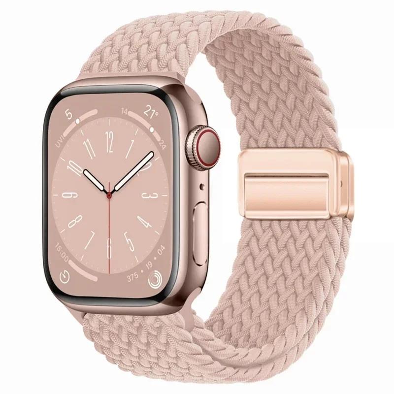 Cinturino in Tessuto di Nylon Multicolore per Apple Watch 46mm 42mm 44mm 40mm 45mm 49mm 41mm iWatch Serie Ultra 3 SE 3 11 10 9 8 7 6