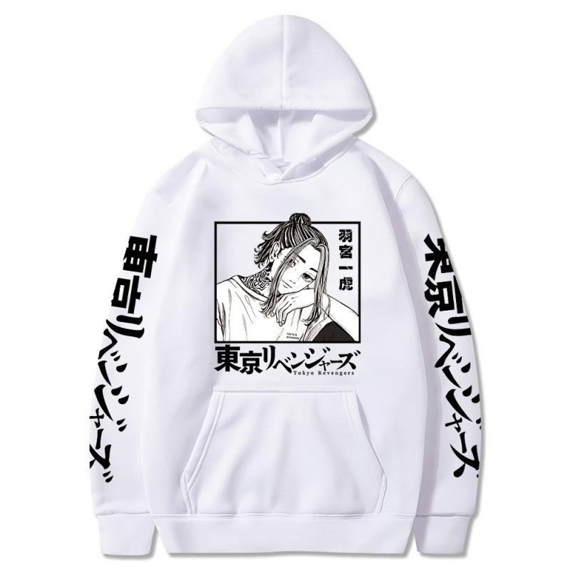 Printed Hooded Jumper Anime Hoodie