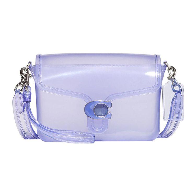 

Coach Tabby Series 22 Solid Color Transparent Push Lock Jelly Shoulder Crossbody Bag Small Women bags Light-Purple CH748-LHVHM Basic Set (Bag+Dust Bag)