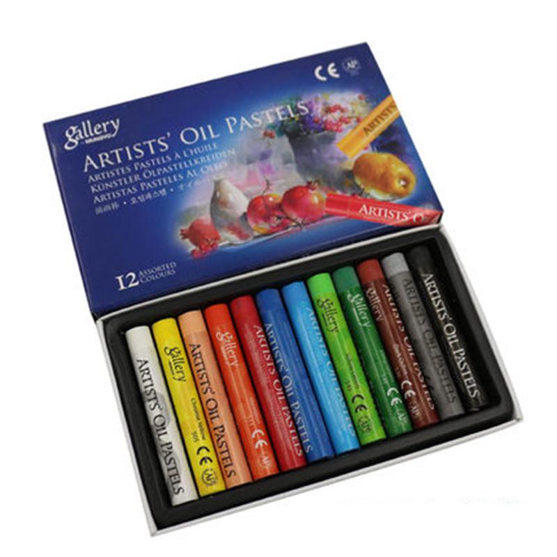 Korean Ally MOPS Oil Pastels and Soft Crayons Set - 50 Student Colors, 25 Baby Colors for Coloring, Doodling, and Drawing Color Set
