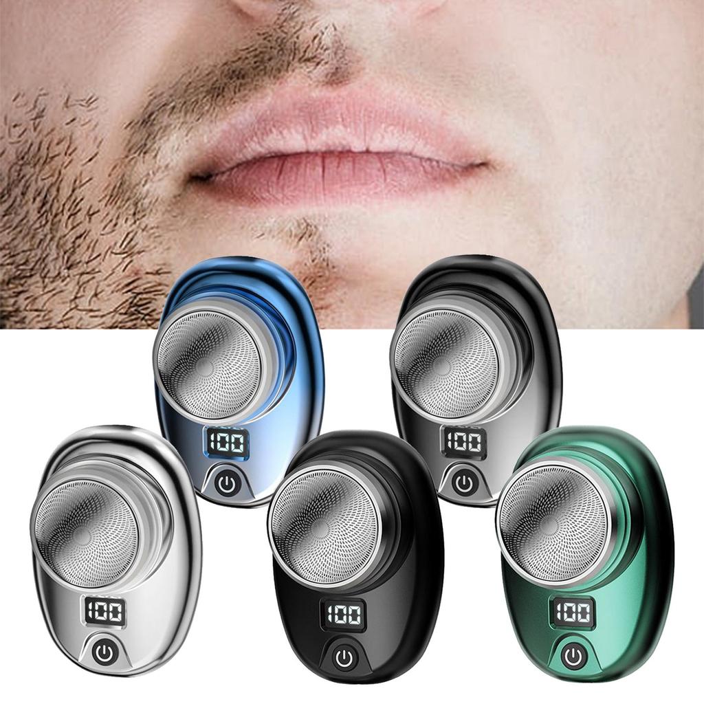 Mini Electric Shaver for Men Beard Compact Lightweight Mini Electric for Men for Travel Leg Office Home Mustache
