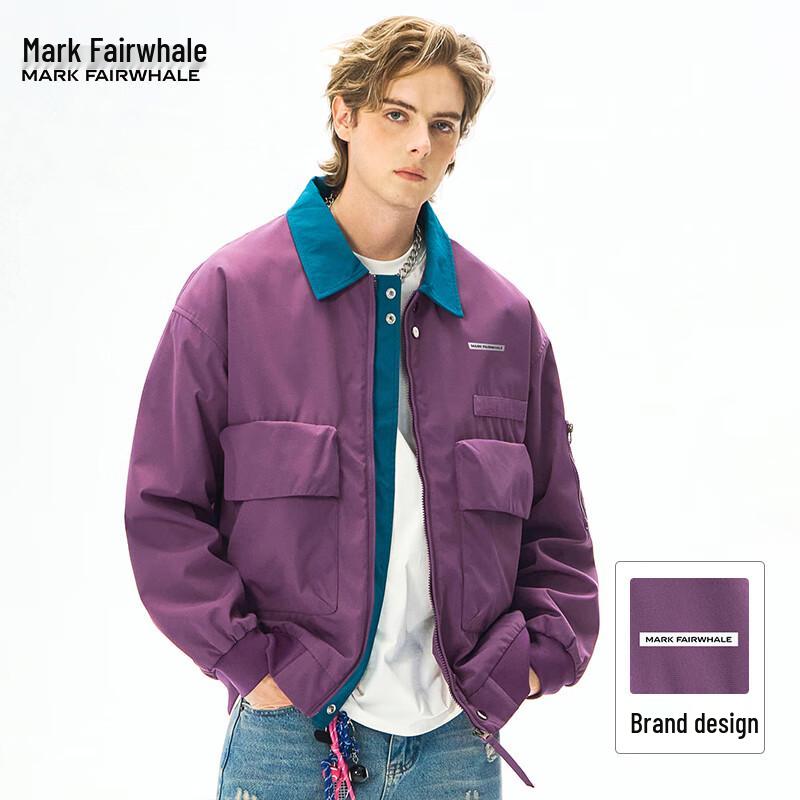 Mark Fairwhale Men's Retro Workwear Lapel Jacket