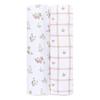 Aden + Anais Floral Swaddles, Set of 2, 112x112cm, Muslin Cotton Swaddles for Newborns, Perfect for Nighttime Crying, SWADAEESWC20033