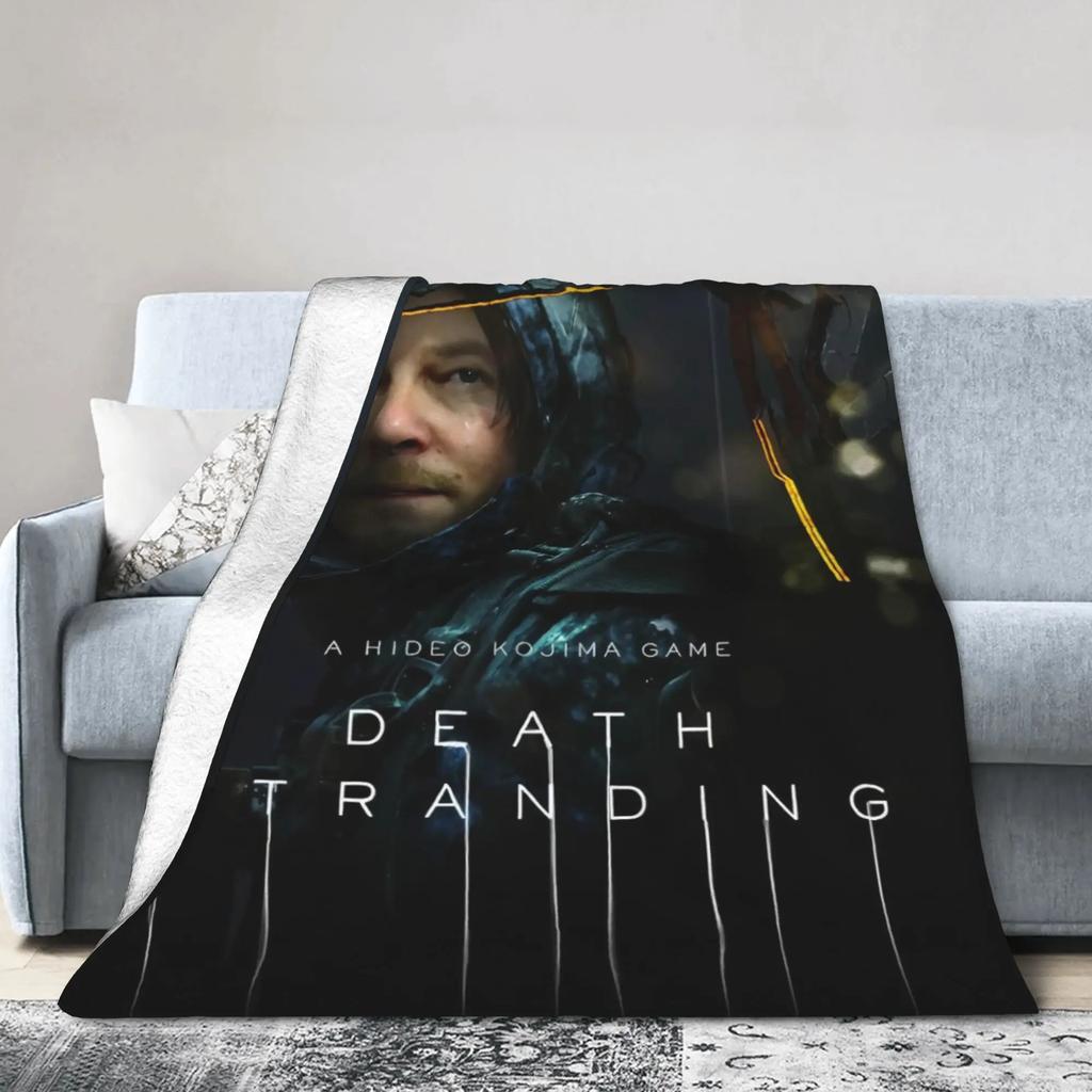 Death Stranding Plush Blanket for Kids and Adults  Soft Flannel Throw Blanket for Bedroom Custom DIY Quality Bedspread Gift