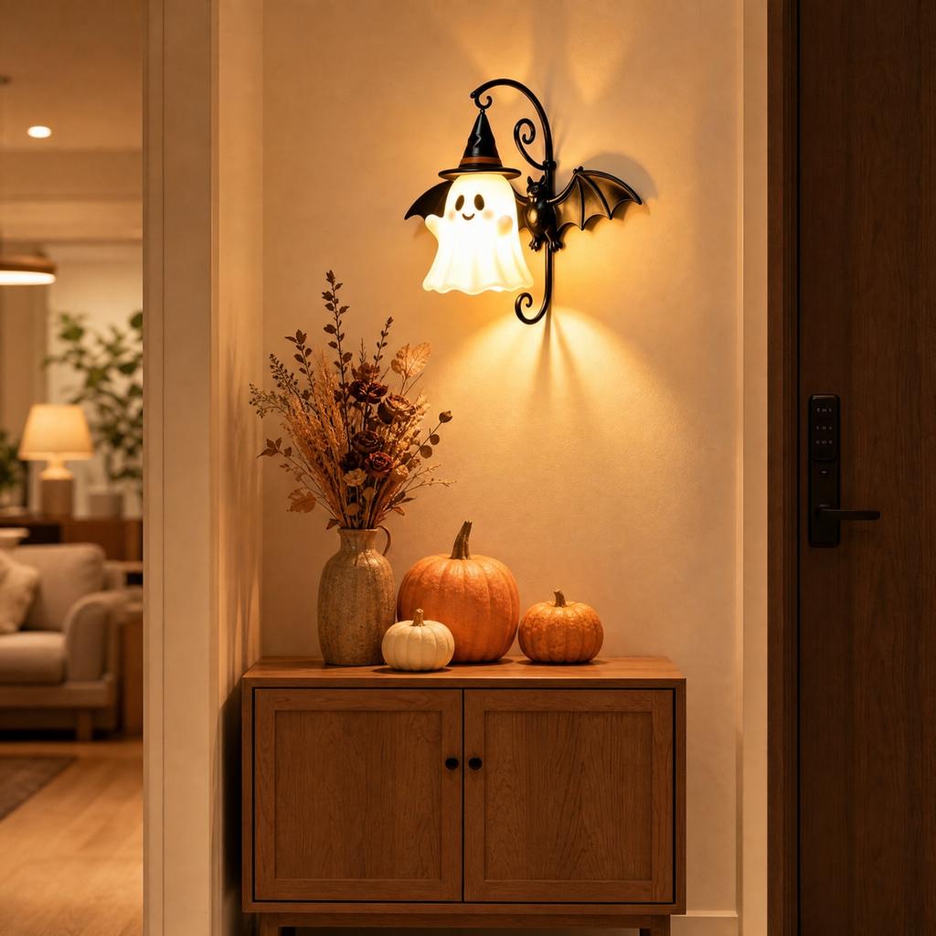 Halloween Hat Wall Sconce for Indoor Home Decor