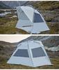 Mountain Outdoor Quick-Open Dome Tent with Detachable Sunshade