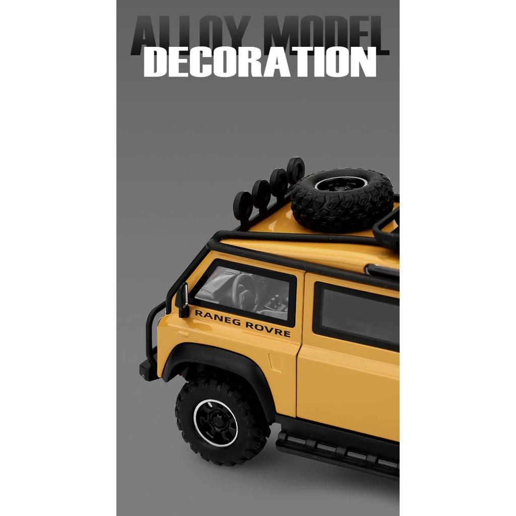 1/32 Land Rover Defender Van Off Road Alloy Diecasts Car Model Computer Host DIY Design Gift Ornaments For Boyfriend Holiday Kid
