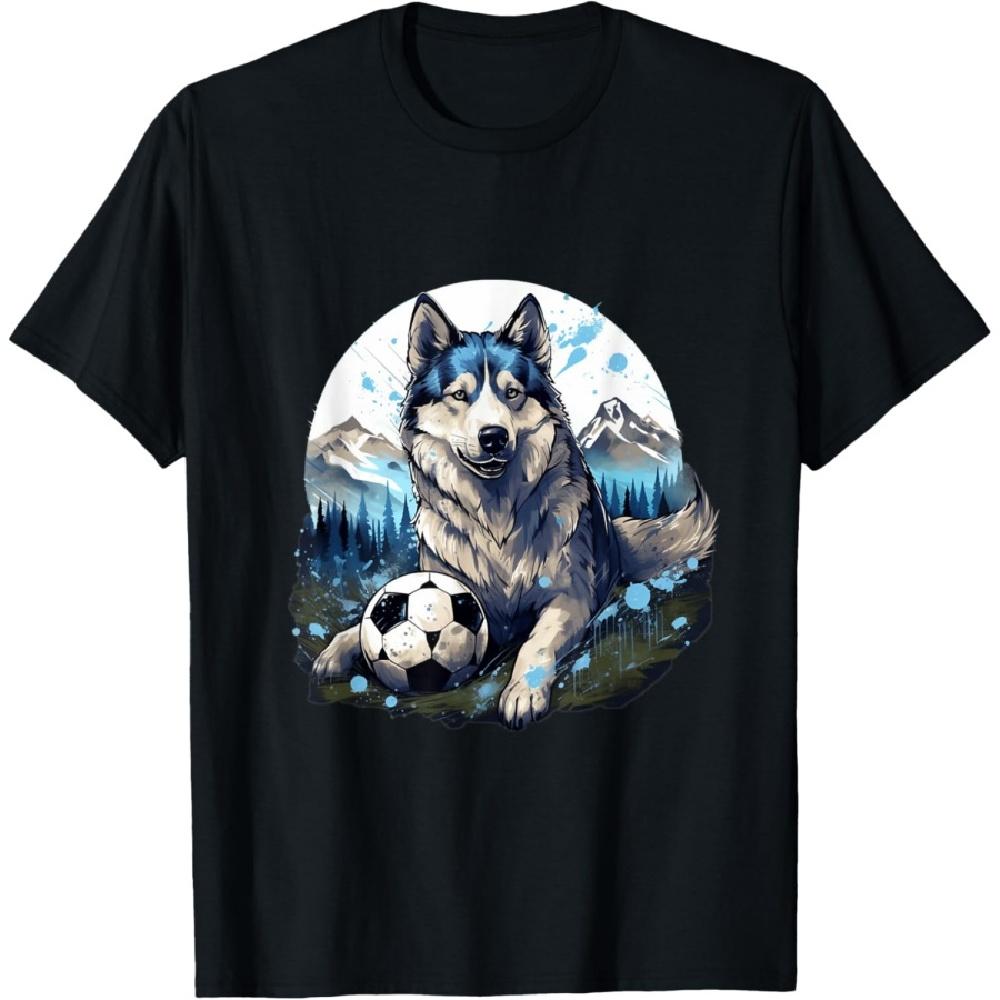 

Alaskan Malamute Soccer - Alaskan Malamute T-Shirt XXXXXL чёрный