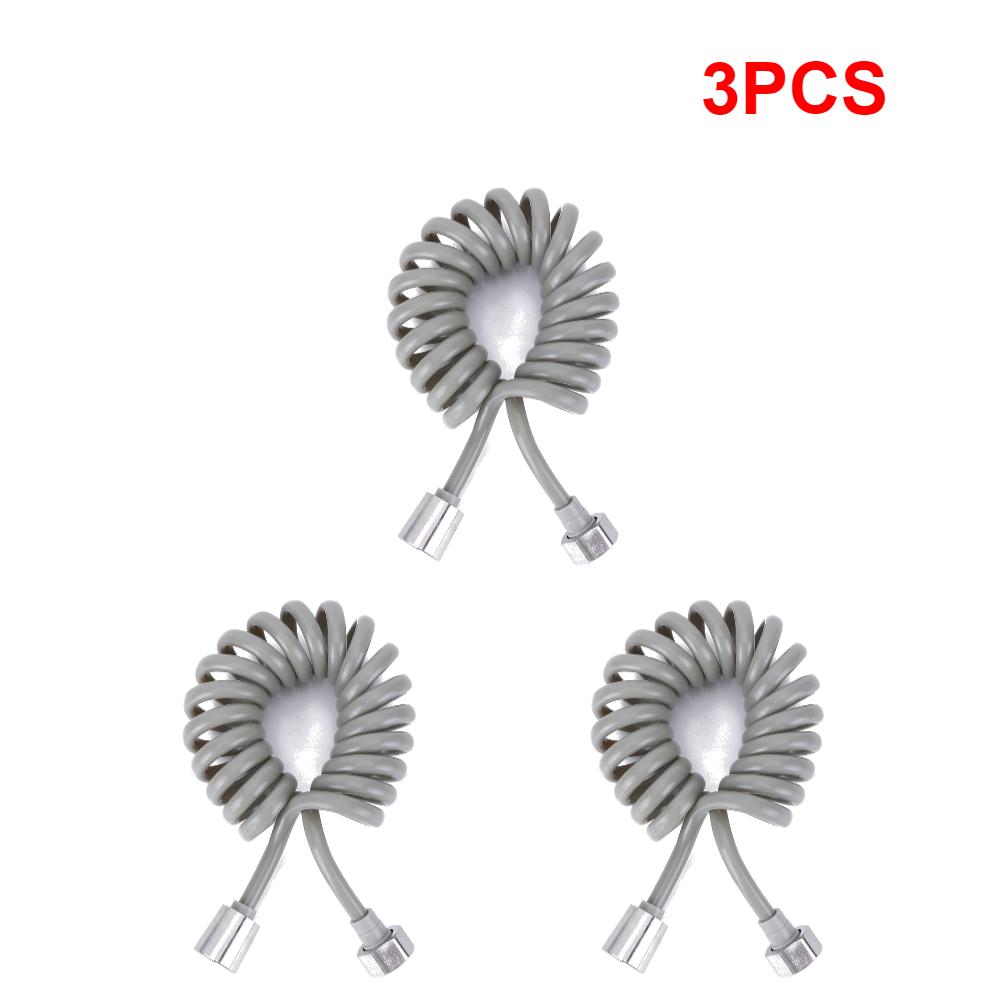 2/3/4 Meters Spring Shower Hose Meters Water Plumbing Hose Plastic Bathroom Water Toilet Bidet Sprayer Telephone Line Soft Hoses