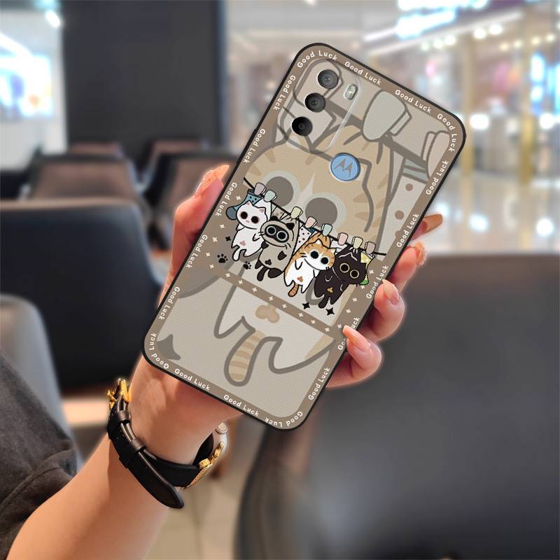 Durable Waterproof Phone Case For MOTO G31 With Fingerprint/XT2173-1 Silicone Dirt-resistant Protective Cartoon Graffiti