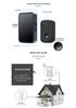 Smart Long-Range Wireless Doorbell with Multiple Receivers and Waterproof Call Button