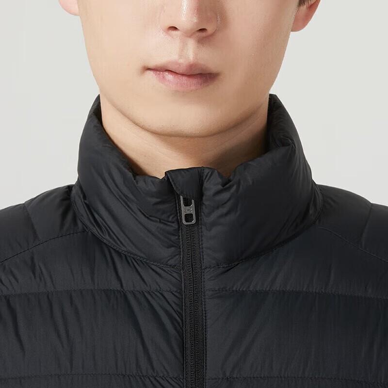 Under Armour Solid Color Stand Collar Vest Breathable Knitted Sports Pants Casual Sports Suit Men Suit 23600804-001+23600703-014