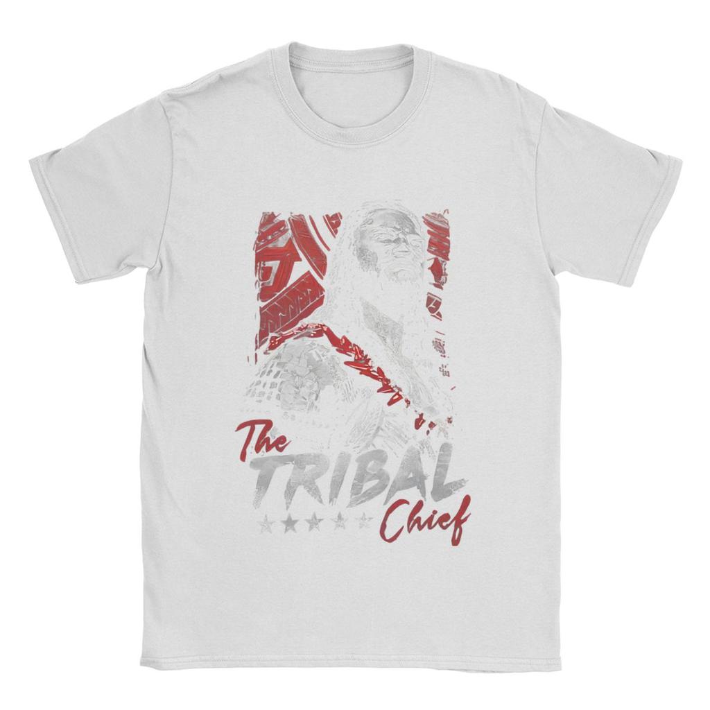 Roman Reigns The Tribal Chief Mens T Shirts Wrestler Funny Awesome Tees Short Sleeve Round Collar TShirt Cotton New Merch