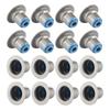 16Pcs Valve Stem Seals 12482063 For Chevy GEN III IV 4.8 5.3 5.7 6.0 6.2 LS1 LS2