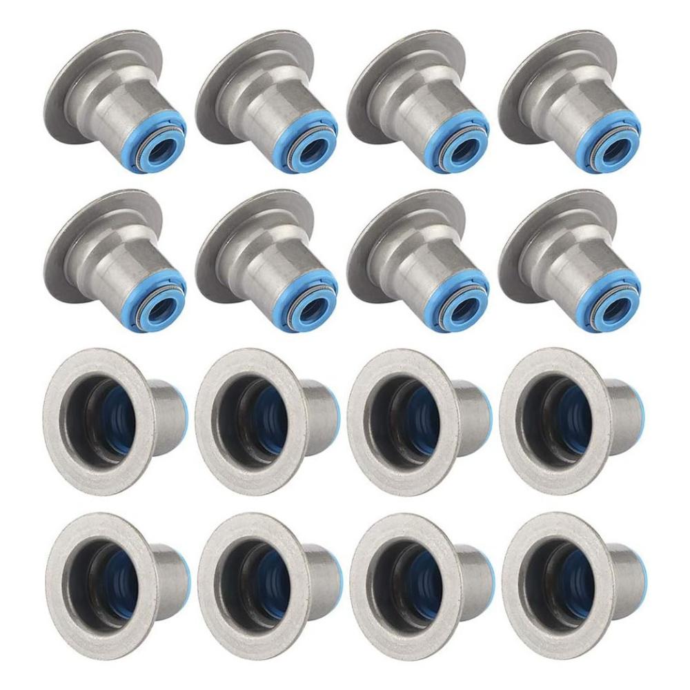 16Pcs Valve Stem Seals 12482063 For Chevy GEN III IV 4.8 5.3 5.7 6.0 6.2 LS1 LS2