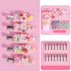 DIY Hair Clips Kit 5pcs Resin Plastic Stainless Steel Cartoon Kids
