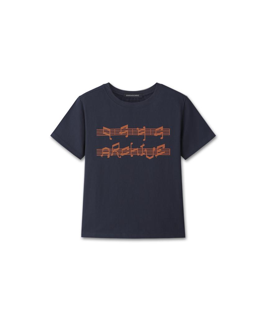 9999ARCHIVE Music Note Print T