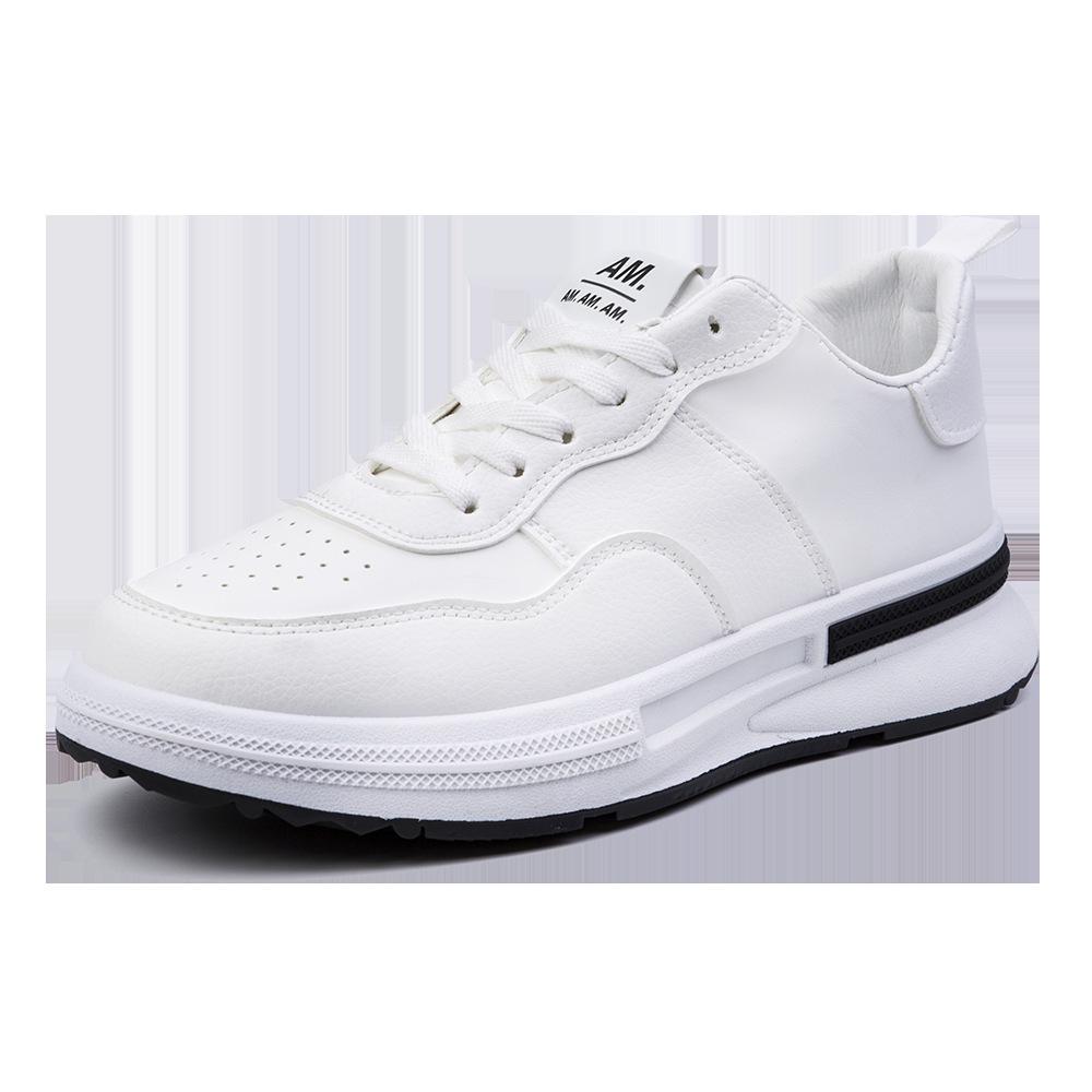 

Весенние новые мужские туфли, корейская версия мужских и женских одинаковых повседневных модных тенденций, маленькие белые туфли на плоской подошве, удобные 44