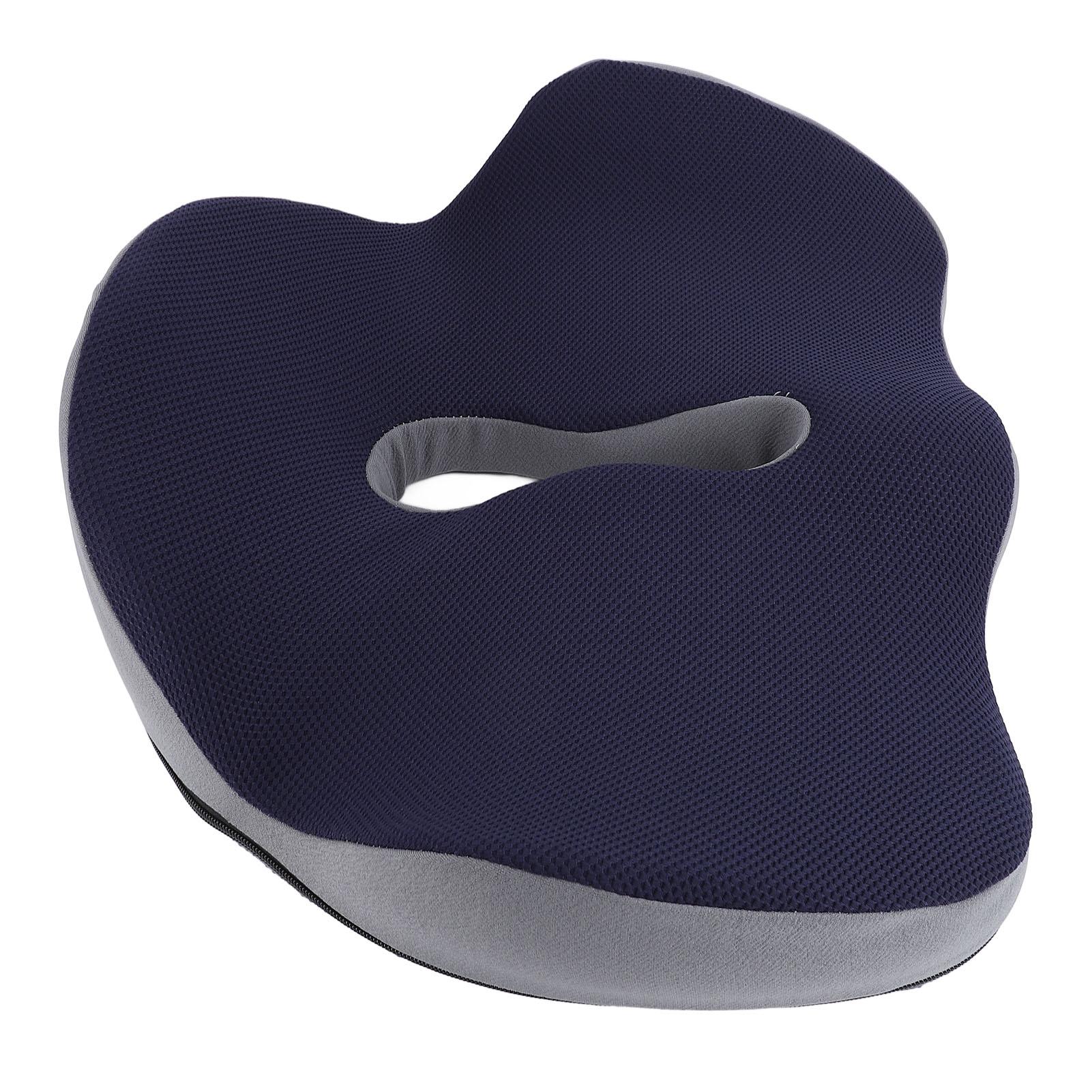 49x41x15см Подушка для сиденья для офисного кресла Эргономичная подушка для сиденья из пены с памятью для долгого сидения Темно-синий
