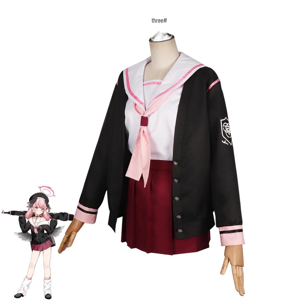 Shimoe Koharu Sailor Uniform Cosplay Set - Blue Archive Anime Loli Style
