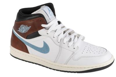 Air 1 Mid, Mens White Sneakers