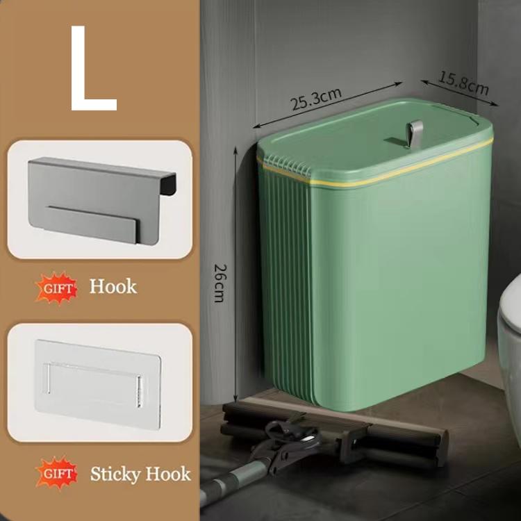 Мусорное ведро для кухни настенное подвесное мусорное ведро с крышкой мусорная корзина для ванной комнаты перерабатывающая мусорная корзина для шкафа под раковиной 2180₽