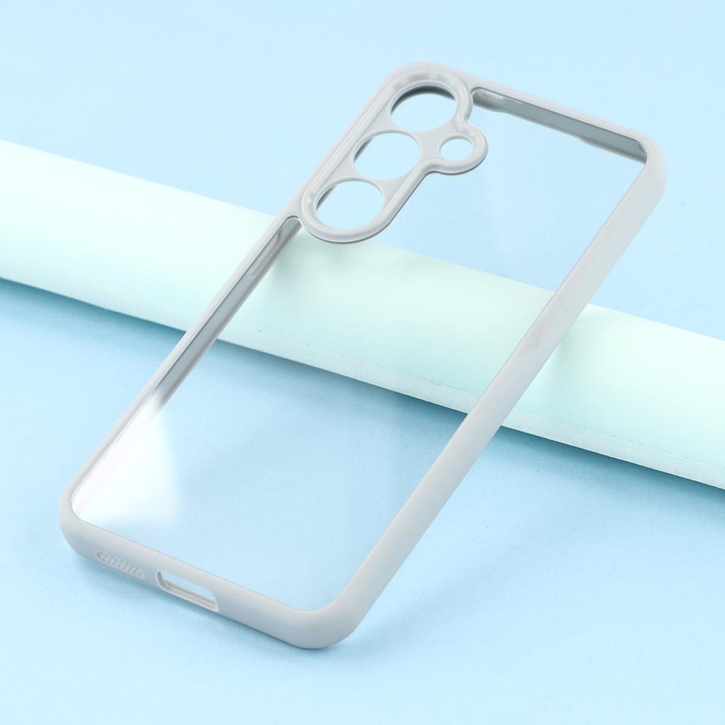 For Samsung Galaxy S25/S24 Phone Case TPU + Acrylic Clear Back Cover