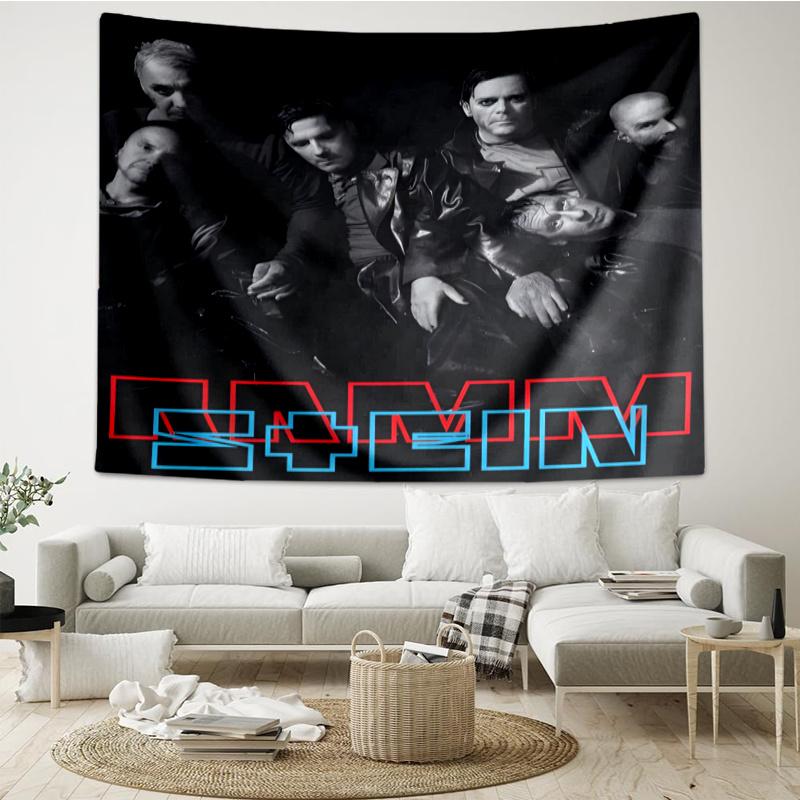 Rammstein Tapestry, Wall Hanging Tapestry, Pattern Tapestry for Dorm Bedroom Living Room Wall Art Photography Backdrop