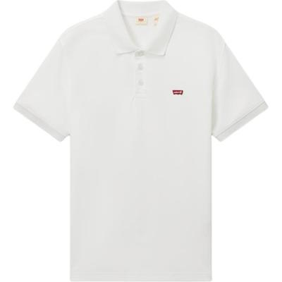 Levis Casual Comfortabel Eenvoudig Logo Print Korte Mouw Poloshirt Unisex Poloshirts Wit 004KC-0001