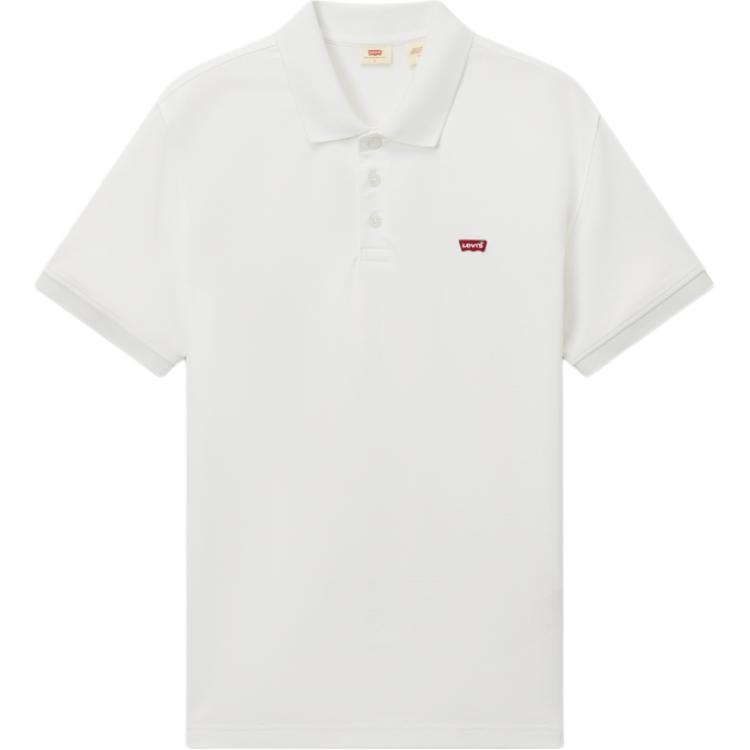 

Levis Повседневная Удобная Простая Футболка-поло с принтом логотипа с коротким рукавом Мужские футболки-поло Белая 004KC-0001 M