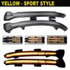 2PCS Für VW Golf 7 MK7 GTI Geraucht Dynamische Seite Spiegel Blinker Blinker Licht Für Volkswagen Rleitung Sportsvan seite Spiegel Licht