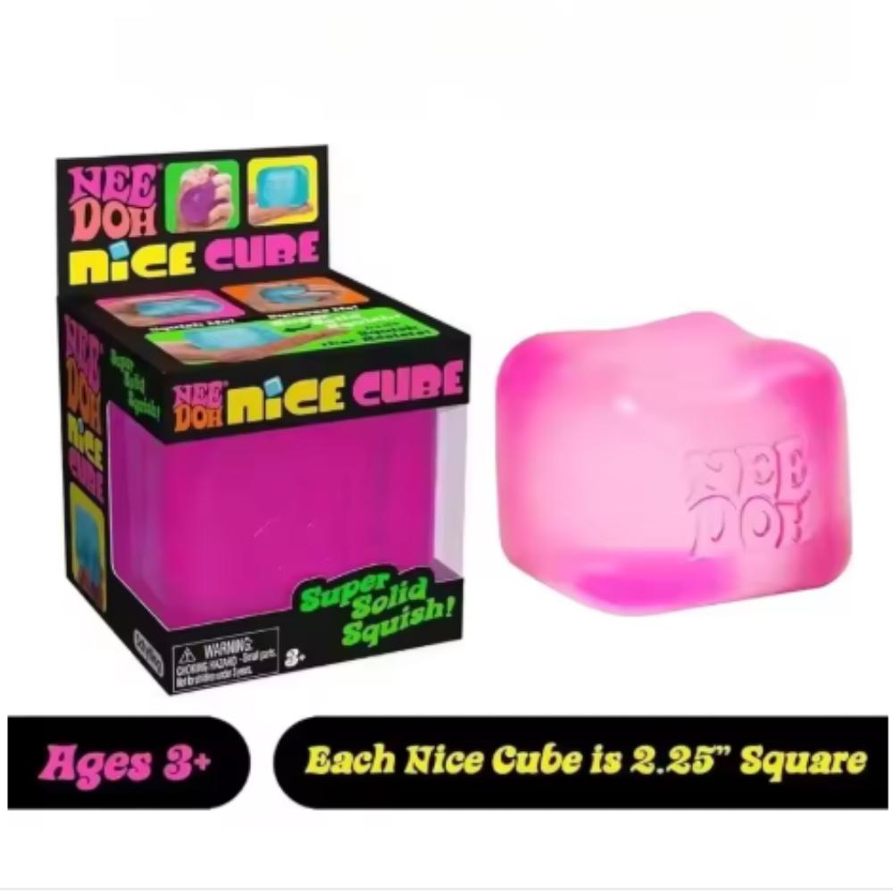 Schylling Needoh Nice Cube Sensorischer Nice-Sicle Stressabbau Quetschwürfel Anti-Angst Knetobjekt Für Konzentration ADHS-Bevölkerung
