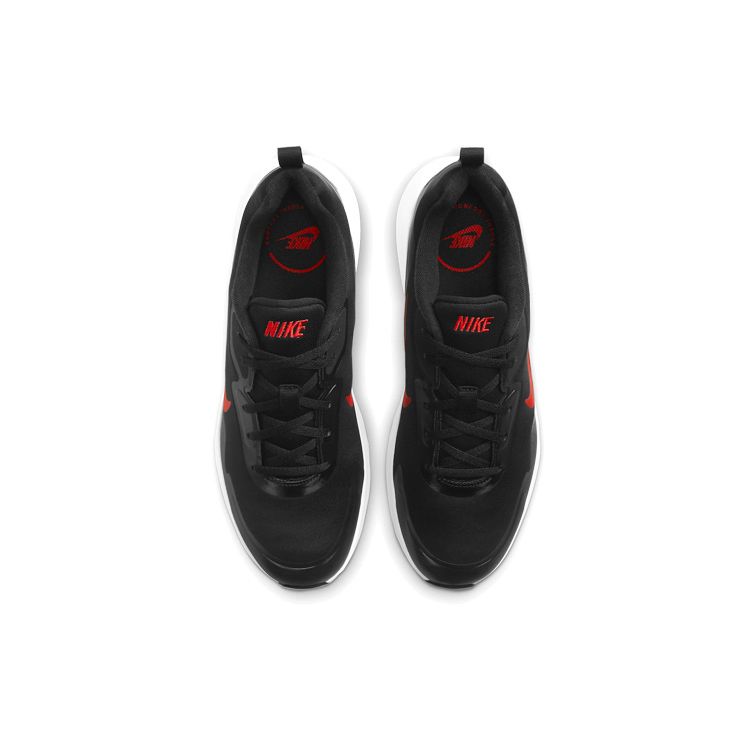 Nike Wearallday Casual Shock Absorbing Non-Slip Low Top Running Shoes Men sneaker Black Red White CT1729-004