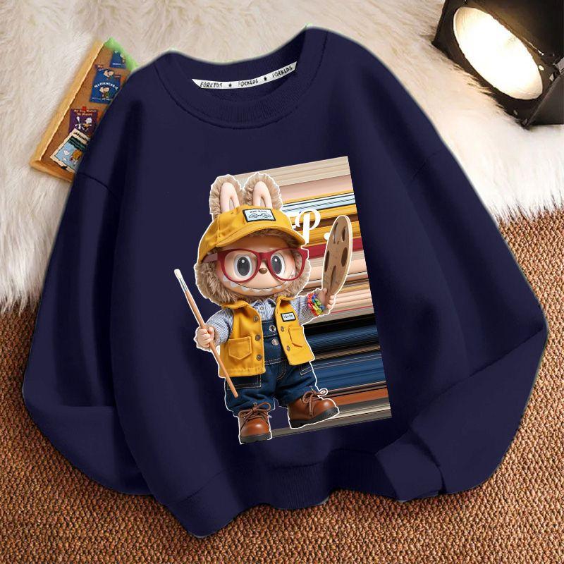 Loose Hoodies for Children, Fashionable Long-sleeved Hoodies for Boys and Girls in Spring and Autumn