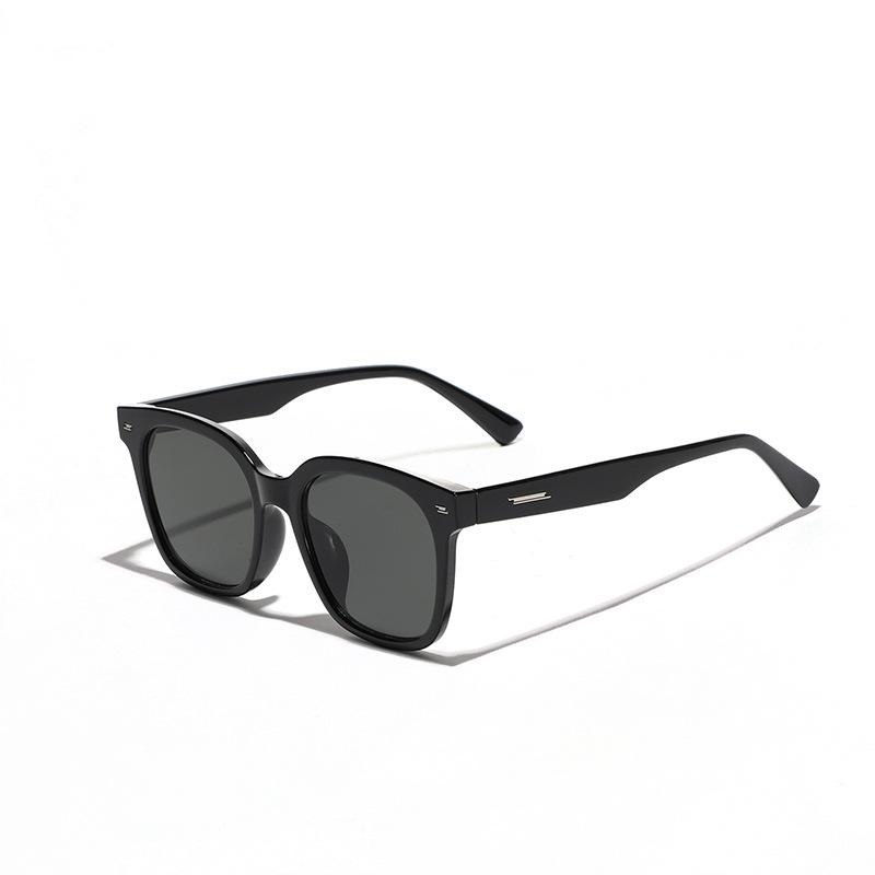 Square Large Frame Hip-Hop Rivet Glasses Frame Sunglasses Men, Popular Sunglasses Women