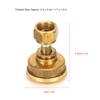 2Pcs G1 4in Female Thread High Pressure Adjustable Spray Nozzle for Agriculture Irrigation