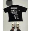Oversized TShirt Gothic Short Sleeve T Shirt Mens Harajuku Hip Hop inWe Trust Graphic Print Round Neck Cotton Tops