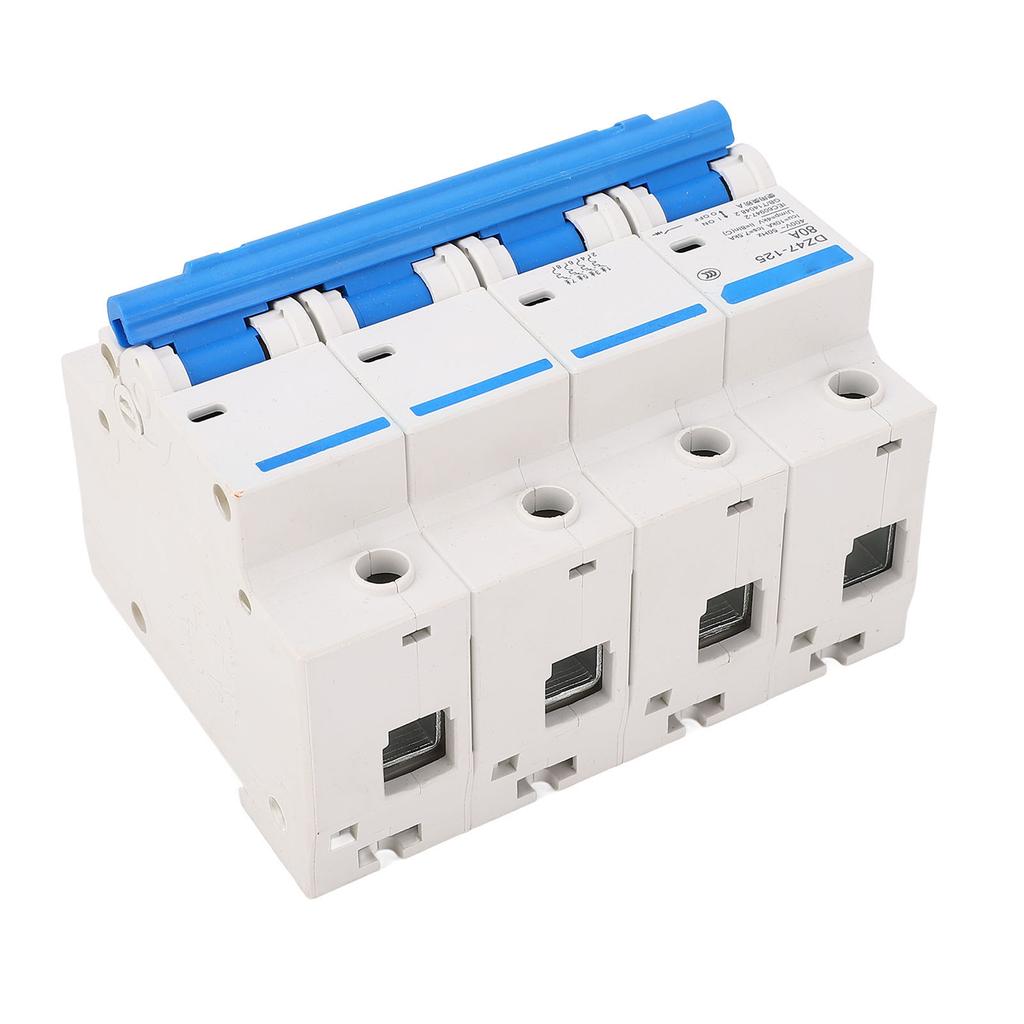 Hutschienen-Leistungsschalter 4-polig 400V 80A Vielseitiger Sicherheitsschutz Schwer entflammbar Trenner