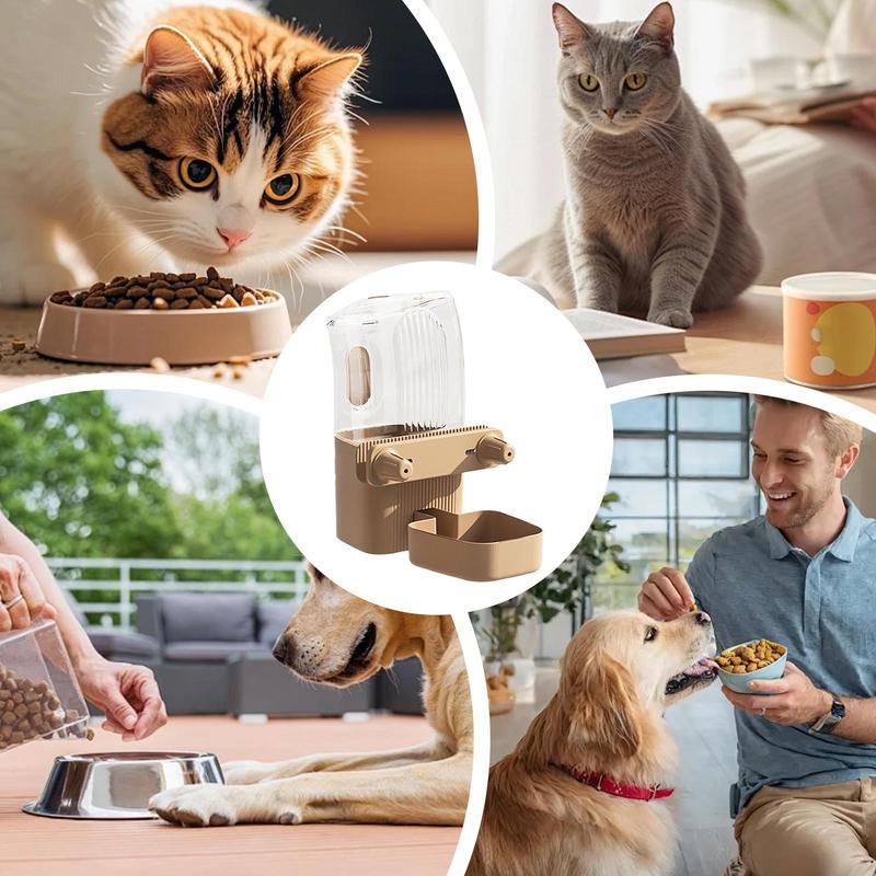 Hangable Dog Feeder Cage Mounted Water Dispenser Pet Supplies Large Crate Feeder Dish For Puppy Cats