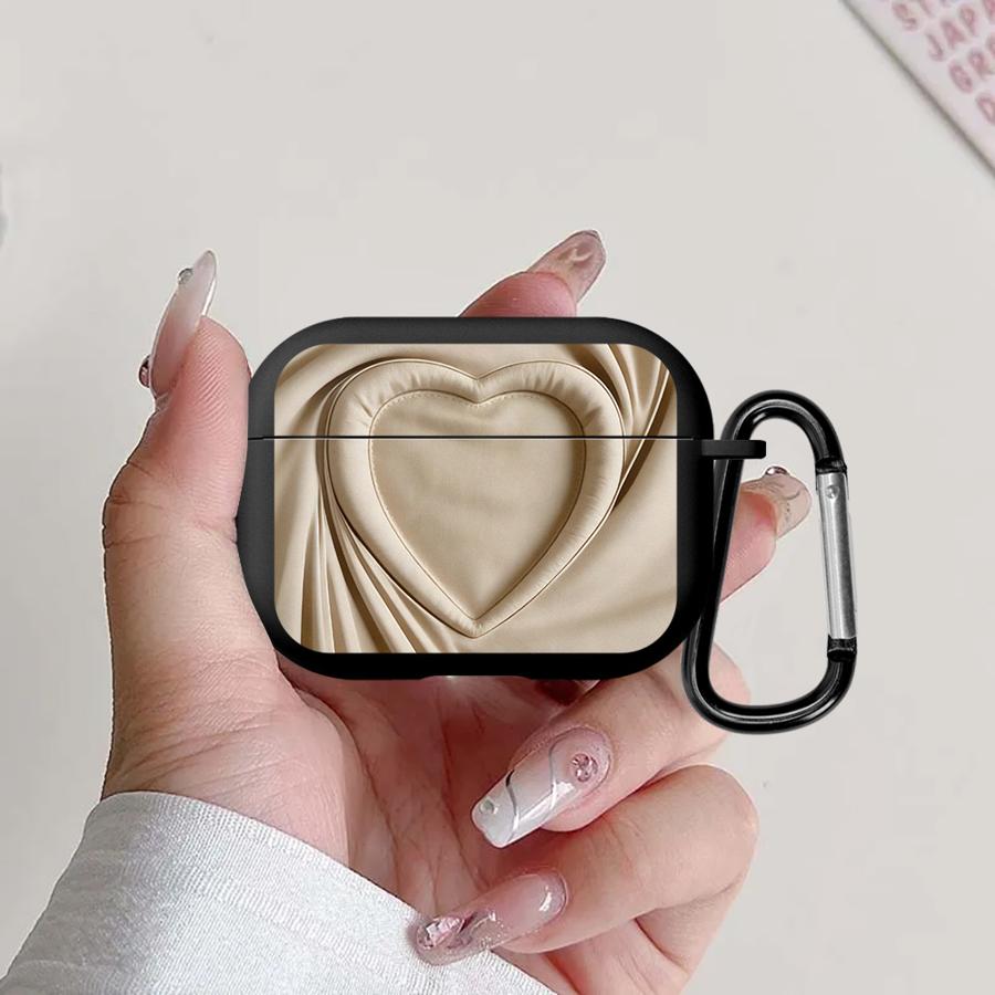 

Pink Simple Heart Earphone Cases Cover Case For Airpods 3 2 4 Pro2 Pro 1 Pro3 Airpods Pro 3