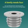 Washing Machine Drain Hose Seal Plug Sewer Pipe Seal Rings Sealing Cover for Laundry Room Kitchen Bathroom Enduring