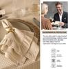 4PCS Cloth Napkins Round Placemat 100% Cotton Vintage Wedding Table Decoration Reusable for Kitchen Dinning Christmas Table Mats