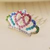 Kids' Rhinestone Crown Comb - Cute Princess Tiara Hair Accessory for Birthdays