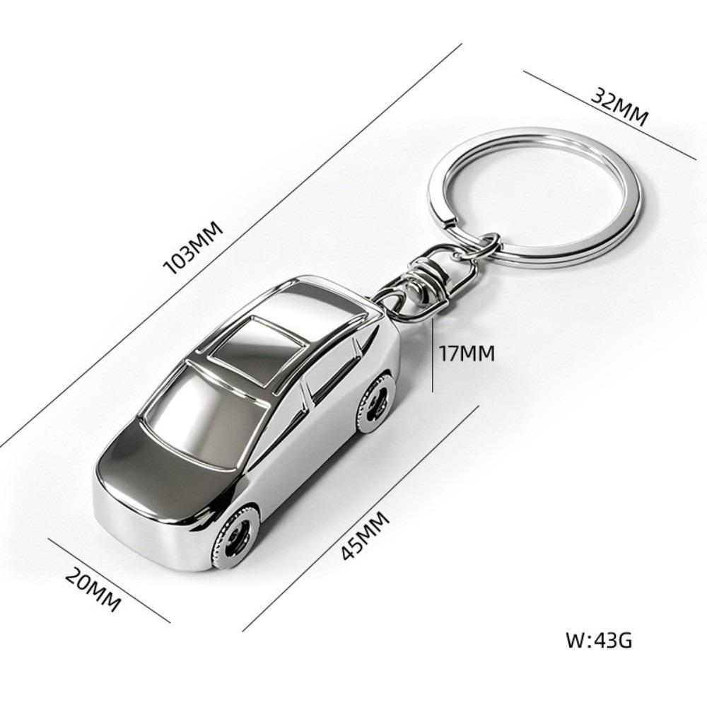 Portable Simulated Car Model Keychain Zinc Alloy Bag Charming Beach Slippers Pendant for Women Men