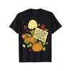 Mens Cotton T-Shirt Welcome Great Pumpkin Autumn Halloween Thanksgiving Casual Tee