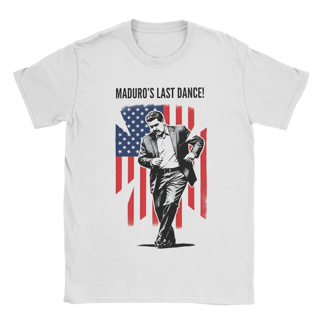 Amazing Nicolas Maduro NO MORE NARCOS TShirt for Unisex O Neck Pure Cotton T Shirts Short Sleeve Tees Adult Clothing