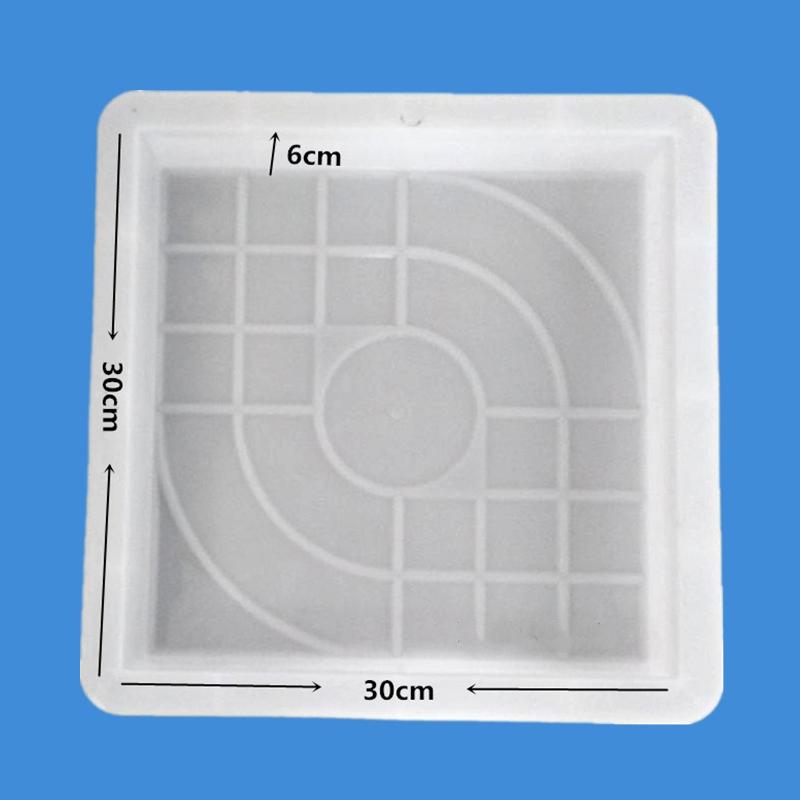 Path Maker DIY Paving Mold Cement Brick Mold Brick Concrete Stone Mould For Patio Garden Lawn Pavement Paver Driveway Walk Road
