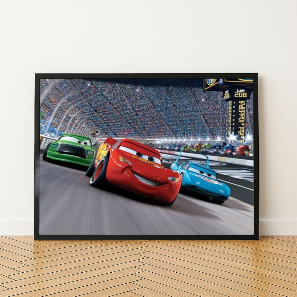 Malowanie Po Numerach Z Ramą Obrazy Do Malowania Disney Pixar Auta 50X40 Cm